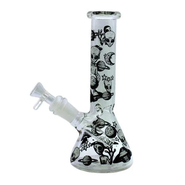 Mini Beaker Bong Various Patterns