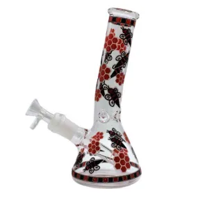 Mini Beaker Bong Various Patterns