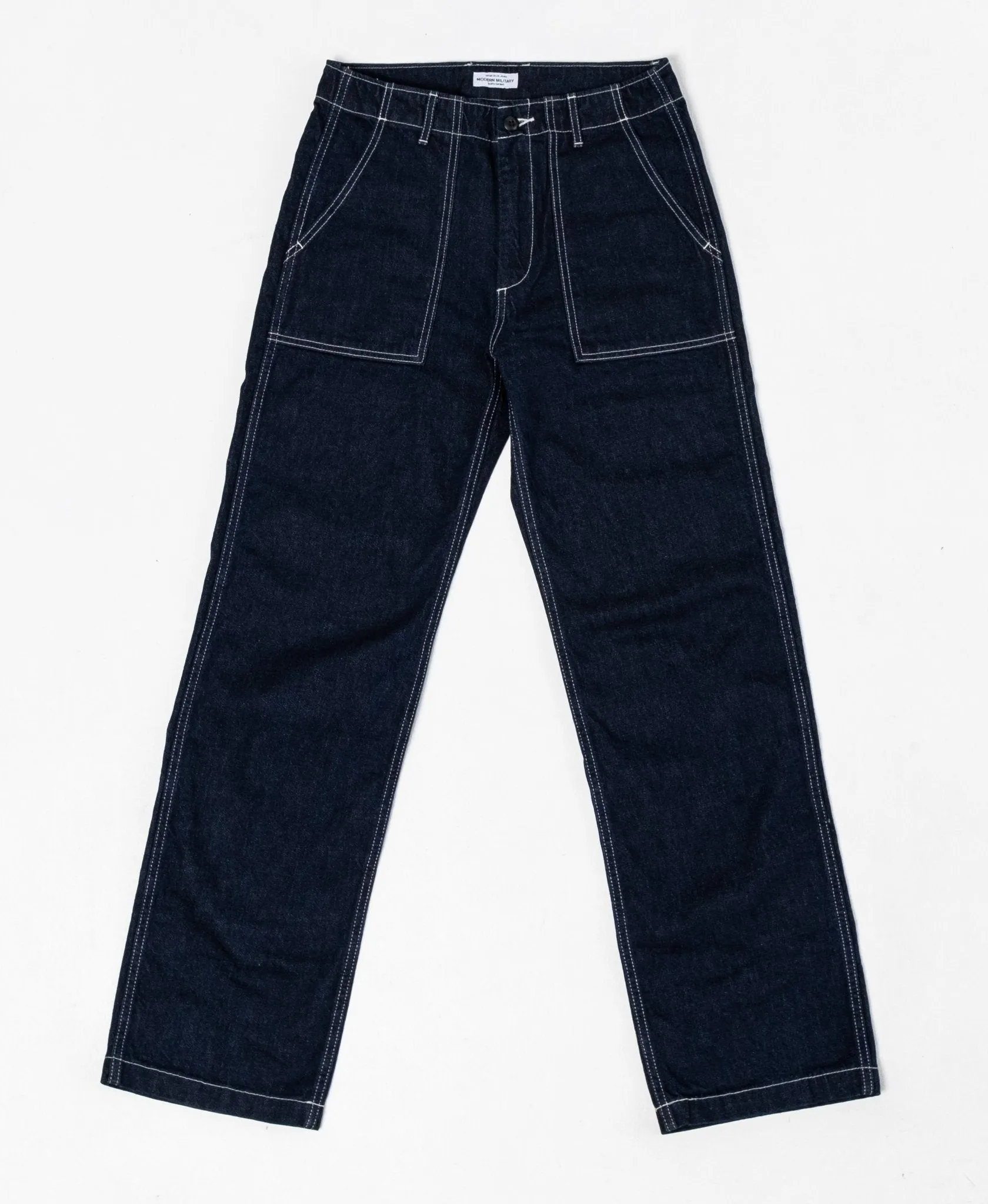 Modern Military Denim Baker Pants