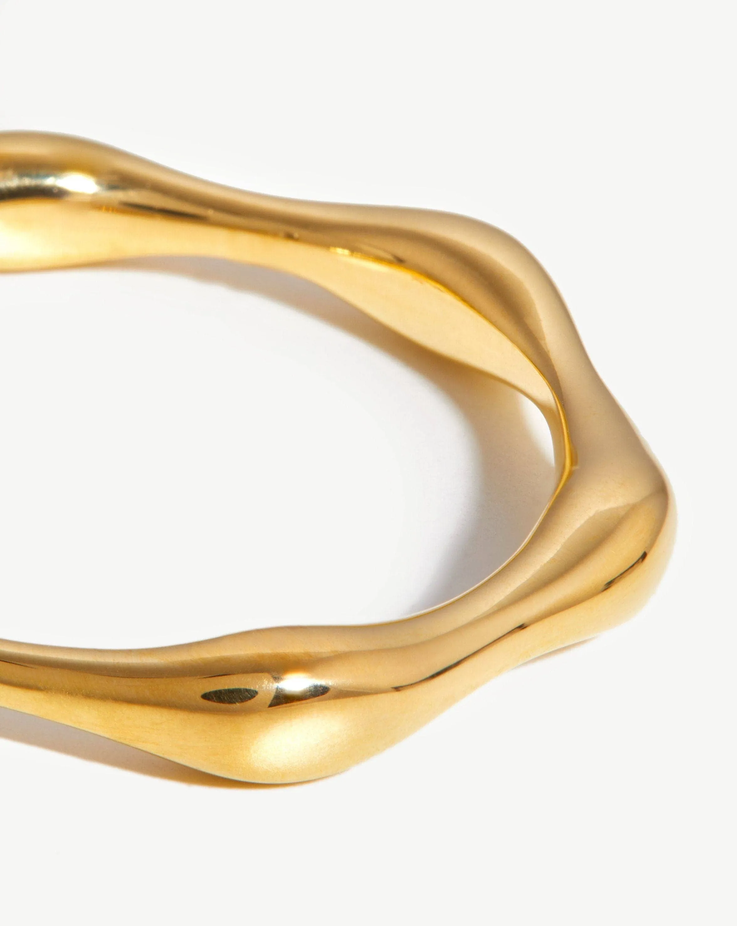 Molten Stacking Ring | 18ct Gold Plated Vermeil