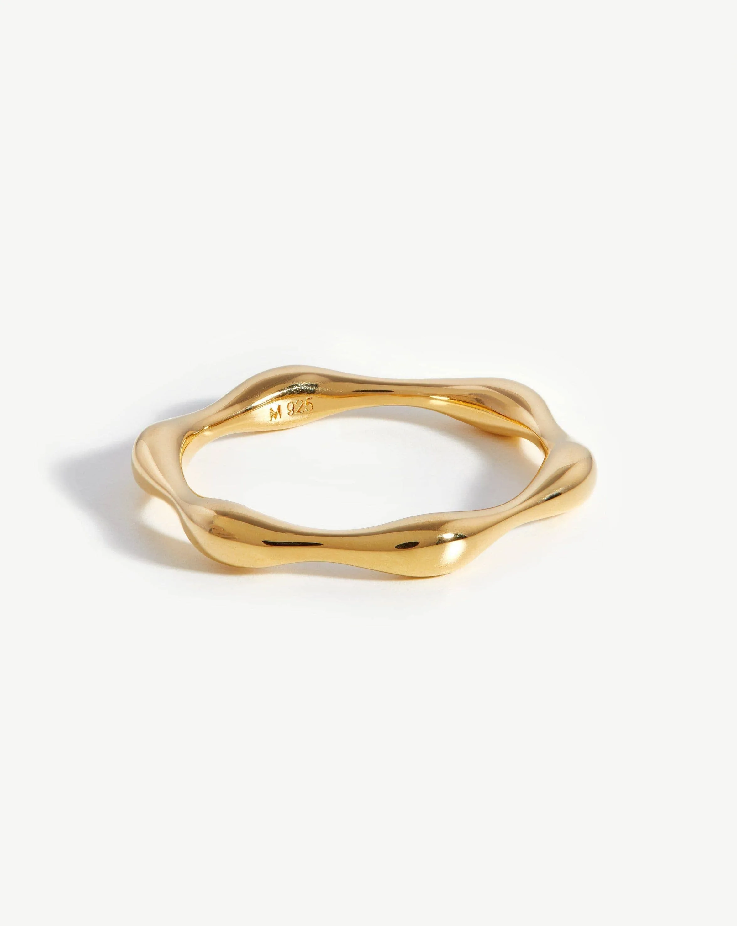 Molten Stacking Ring | 18ct Gold Plated Vermeil