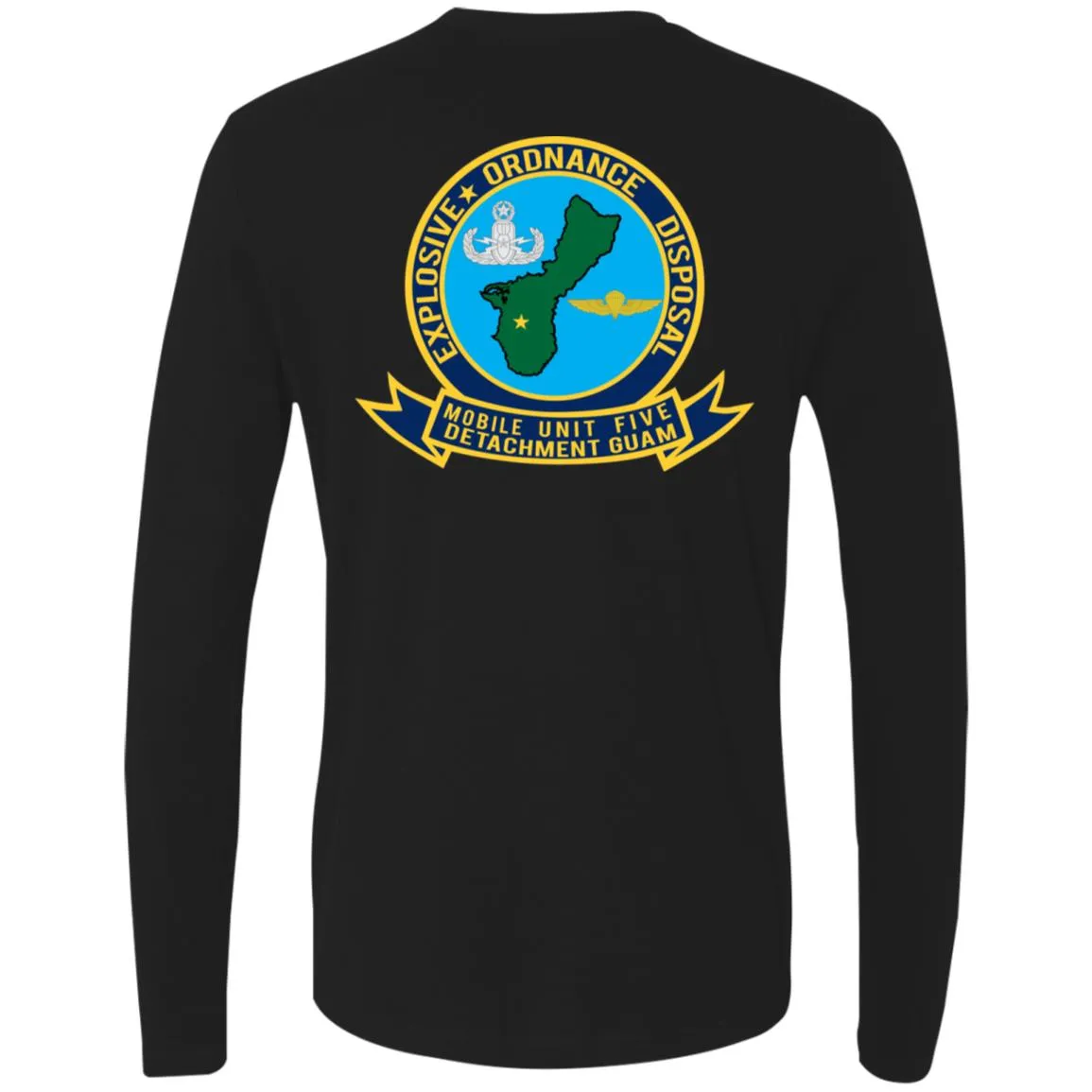 Navy EOD Mobile Unit 5 Guam Men's Premium LS