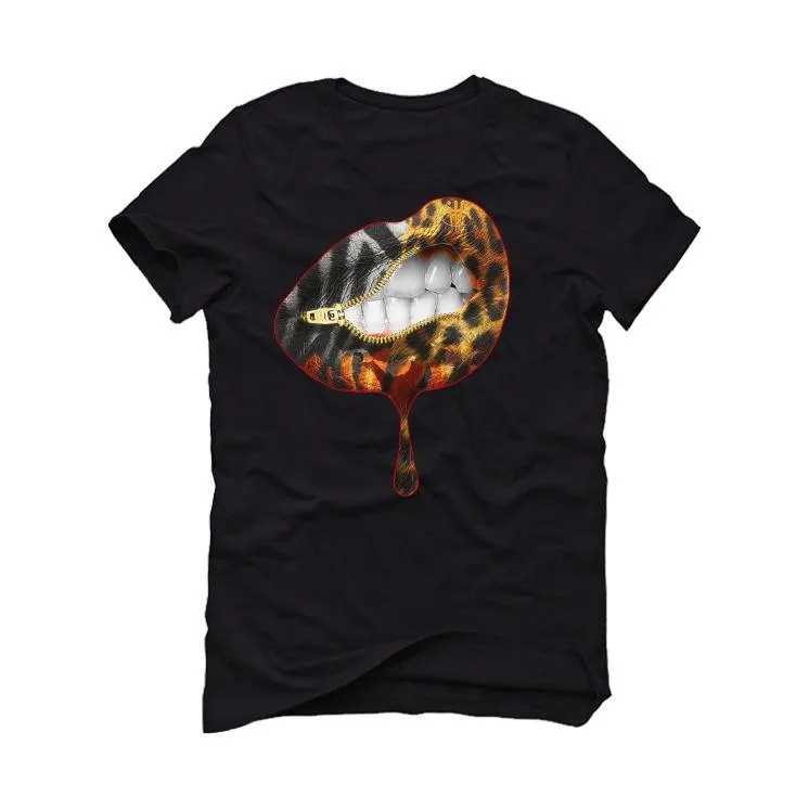 Nike Air Max 90 Safari Print Black T-Shirt (LIPS UNSEALED)