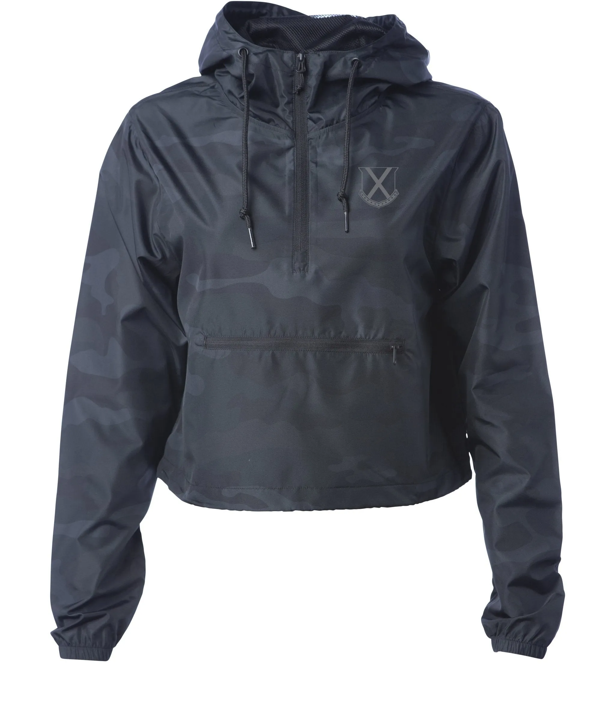 Old Row Crest Cropped Windbreaker