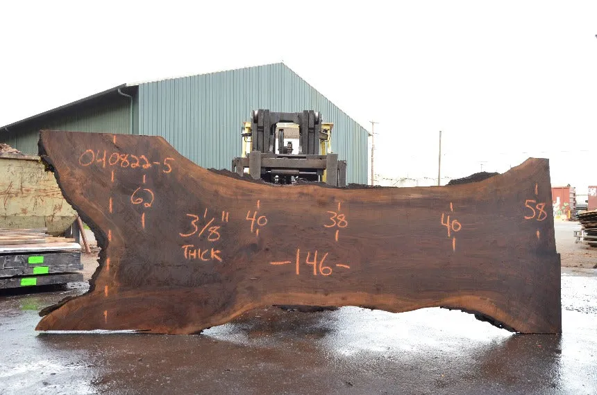 Oregon Black Walnut Slab 040822-05