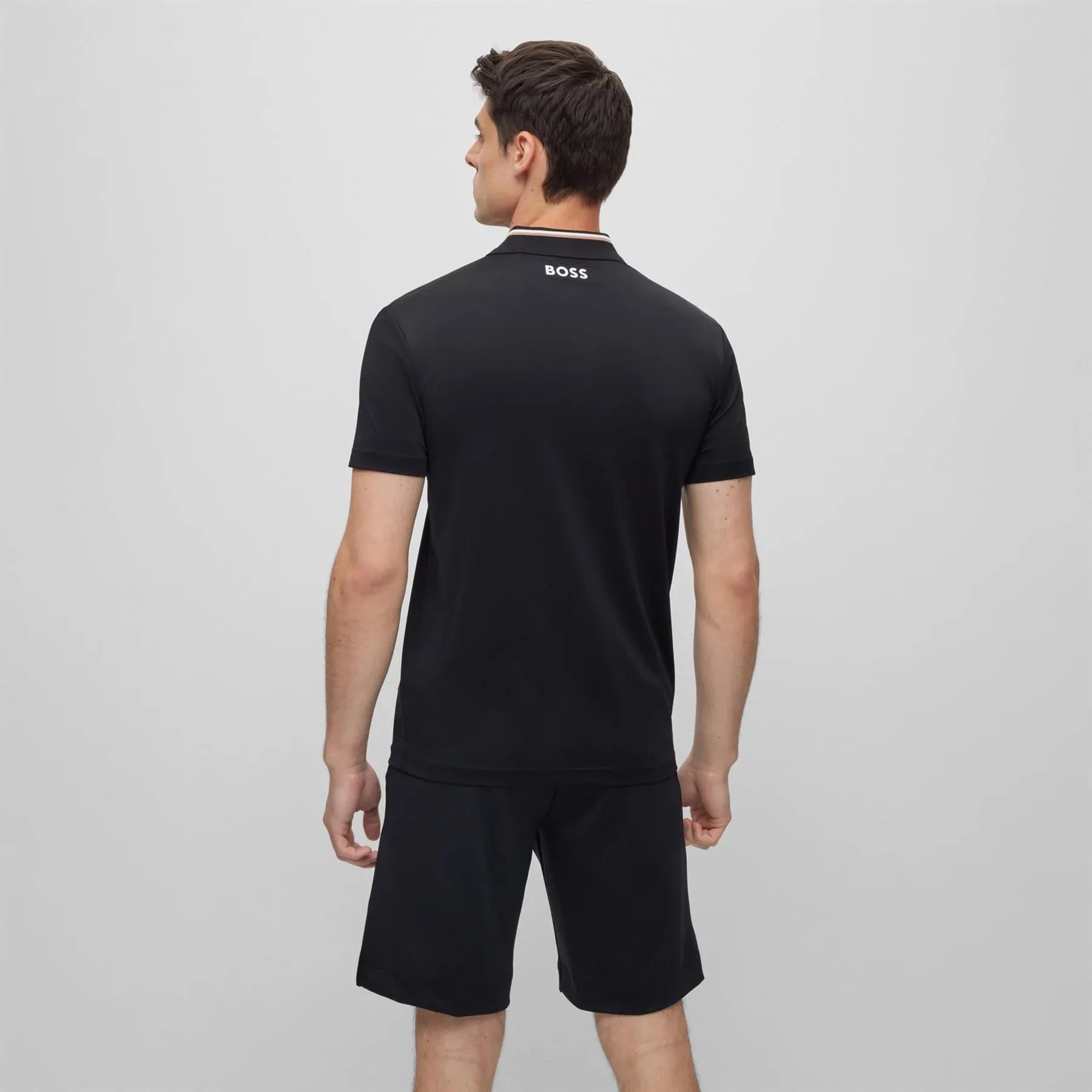 Paddytech Regular Fit Polo Black - W23