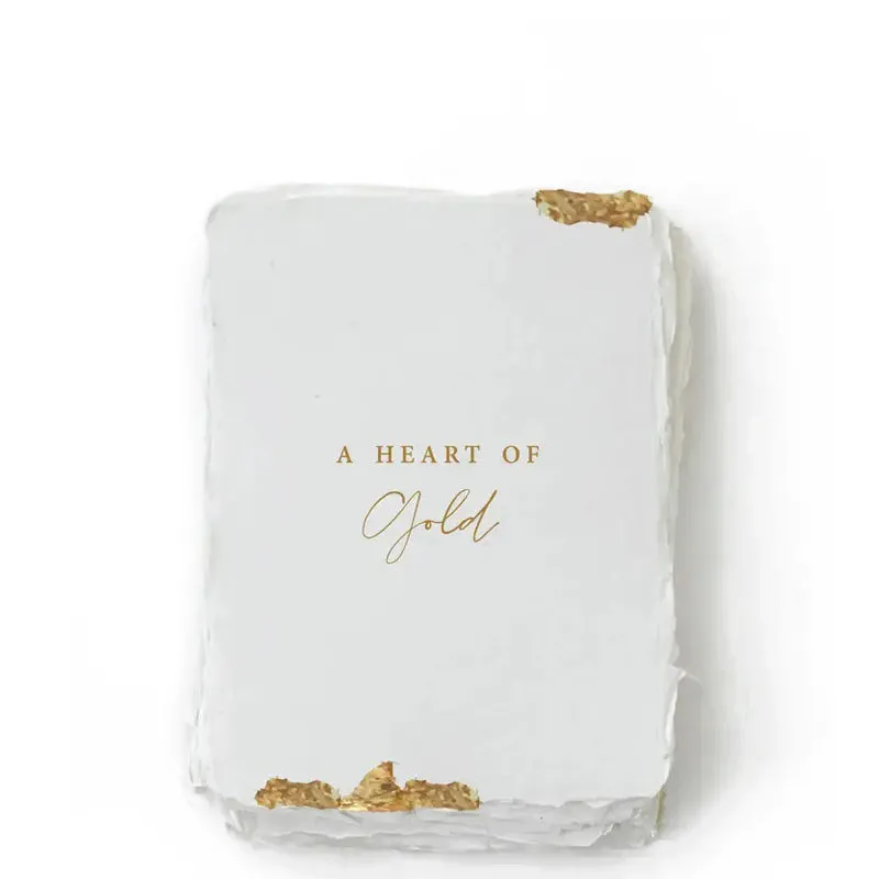 PAPER BARISTAS | Heart of Gold Greeting Card