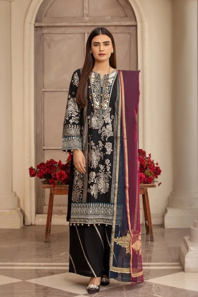 Parishey Embroidered 3 Piece Pakistani Suit PAR10