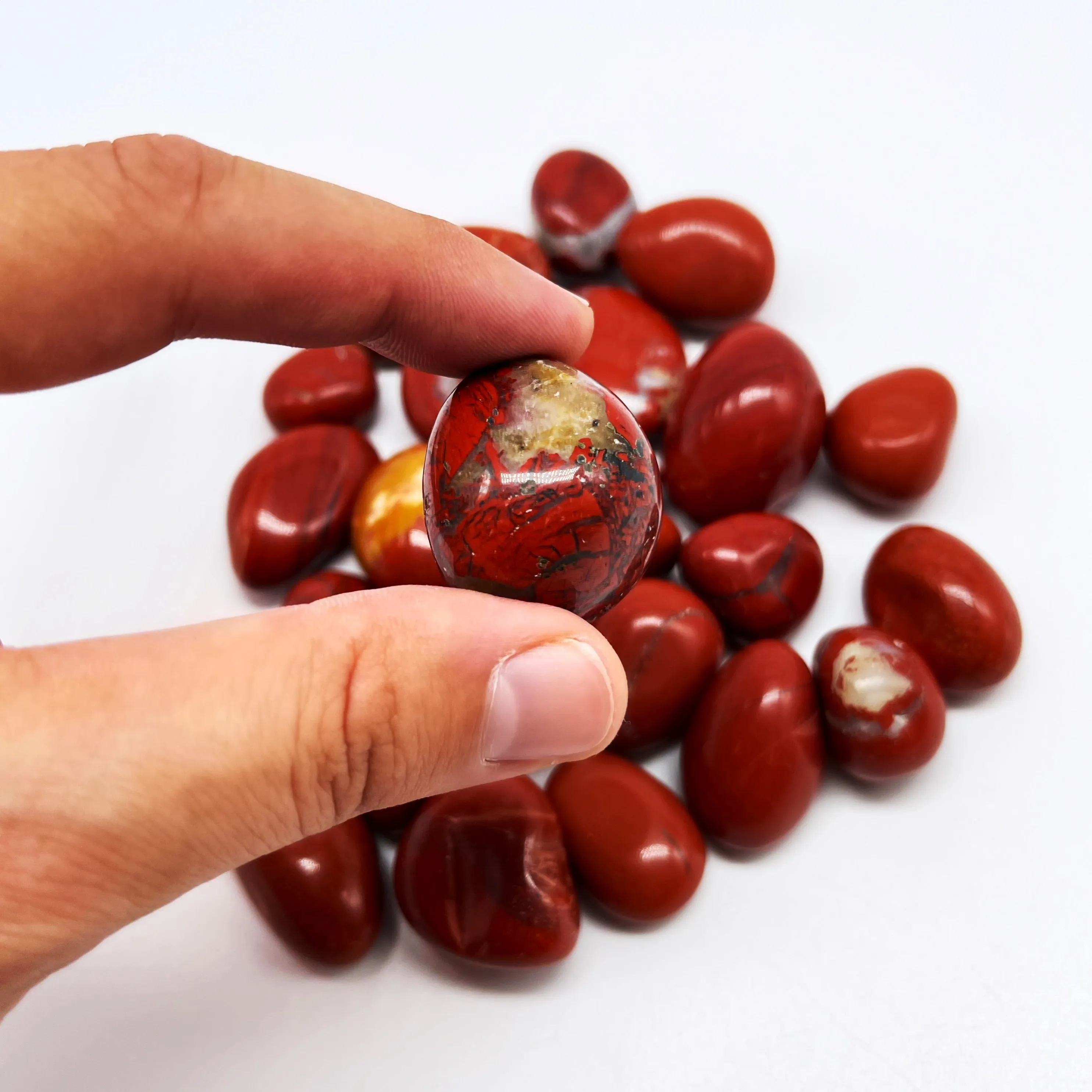 Red Jasper Tumbles .5”-1”