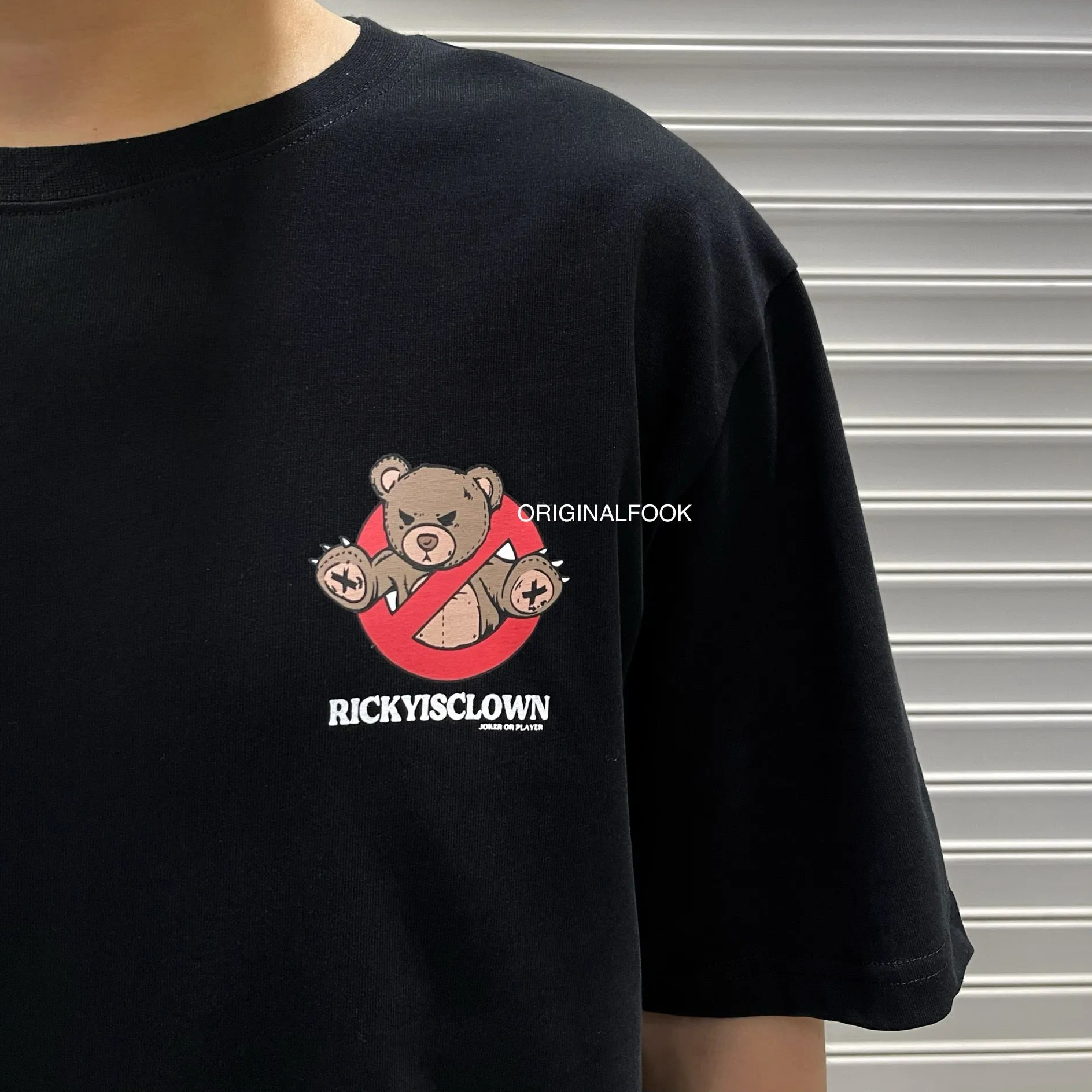 Rickyisclown [RIC] No Exit Teddy Tee Black [R8210909i-F]