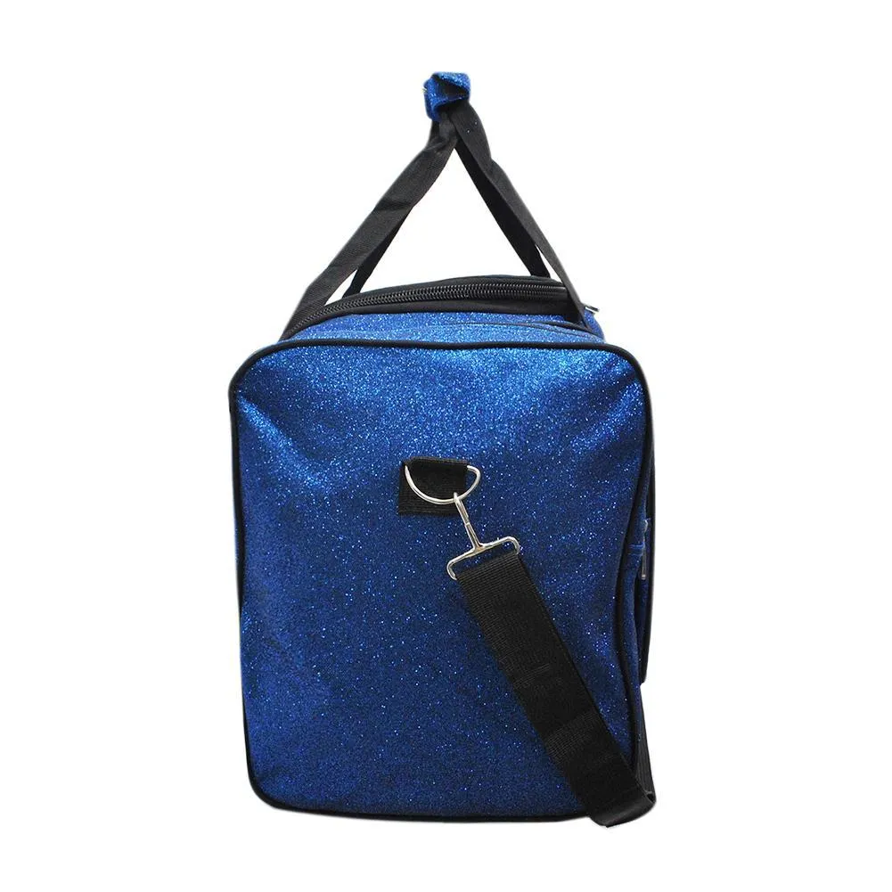 Royal Blue Glitter NGIL Canvas 20" Duffle Bag