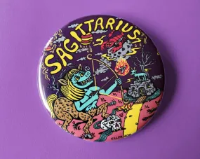 Sagittarius Button