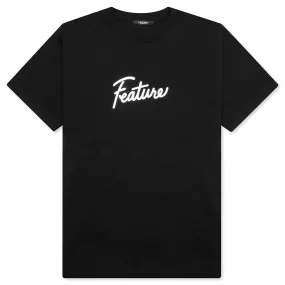 Script Tee - Black