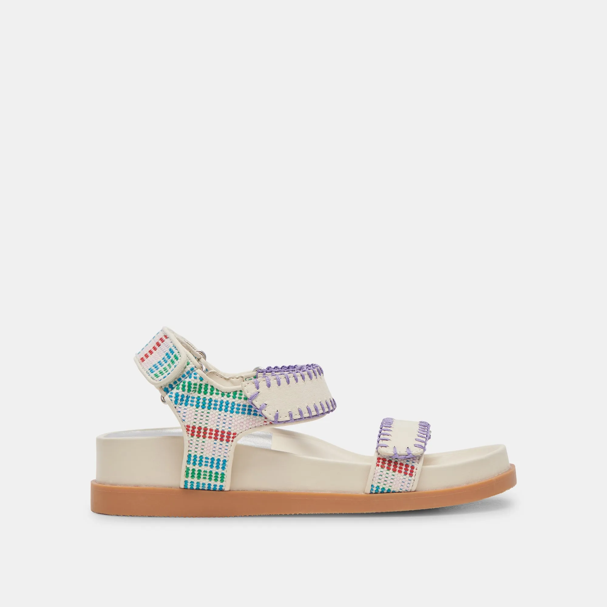 SENORA SANDALS IVORY MULTI NUBUCK