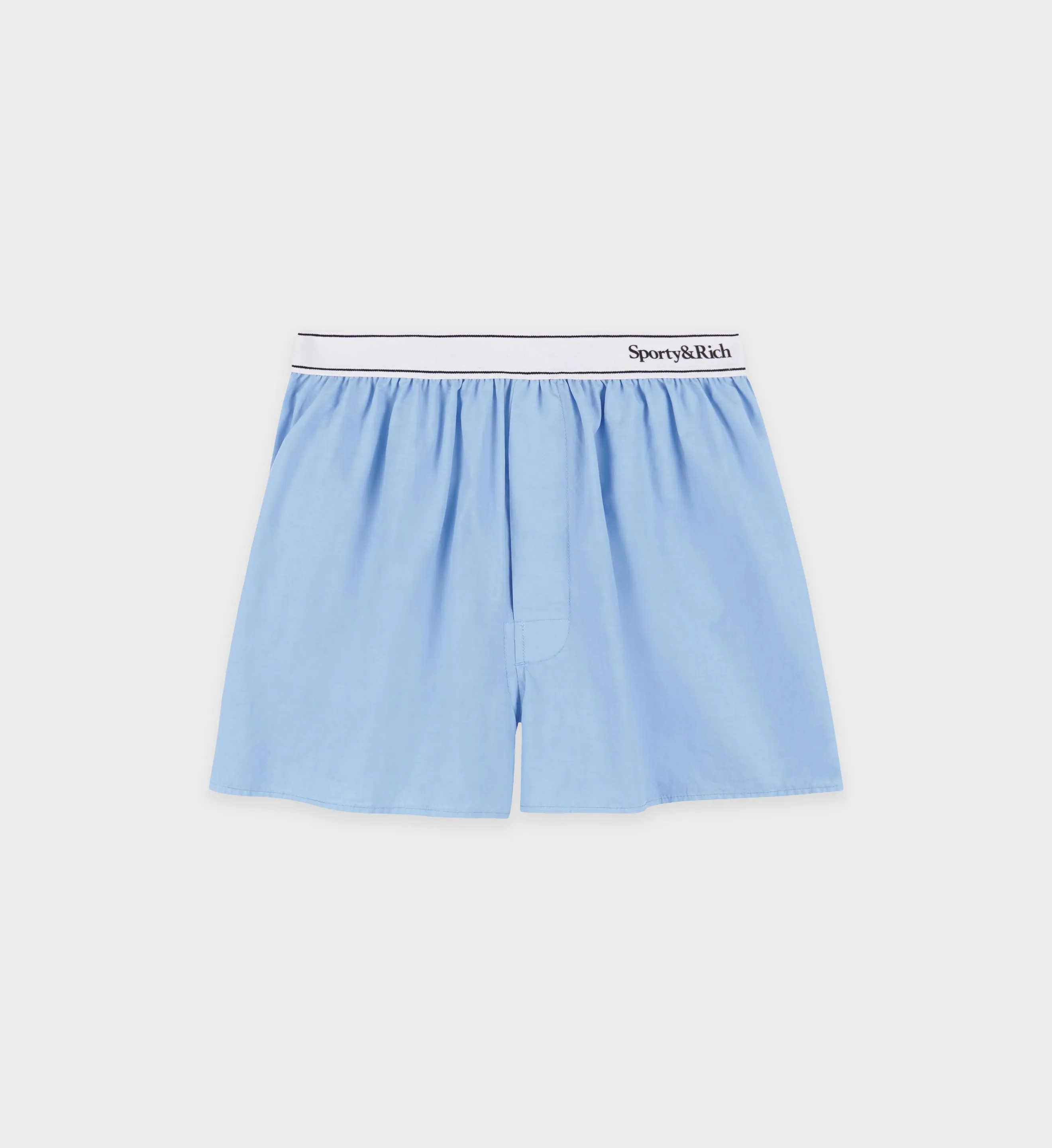 Serif Logo Boxer Short - Sky Blue