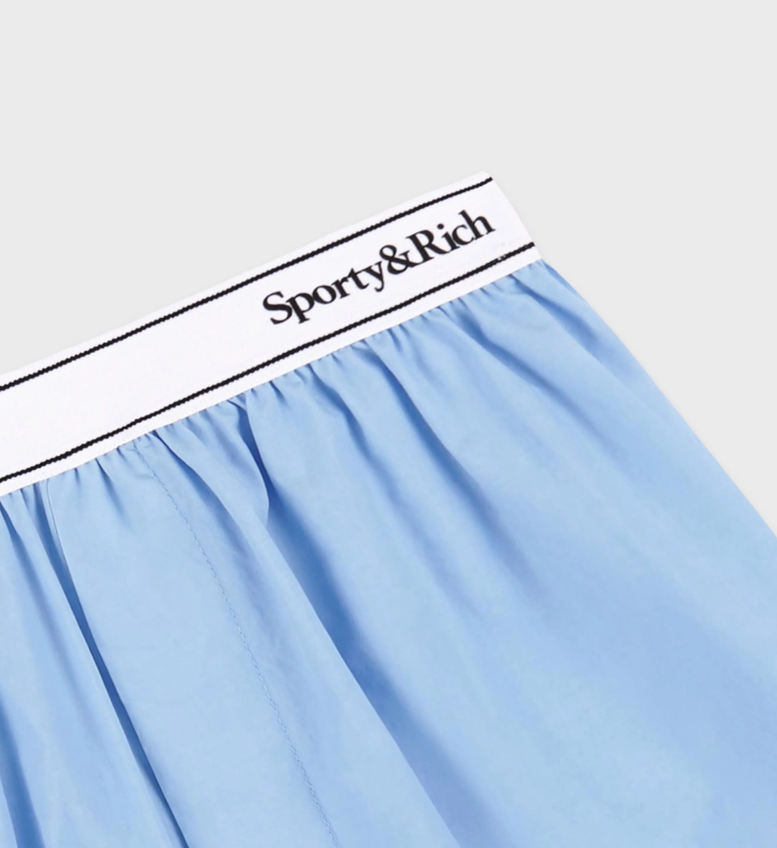 Serif Logo Boxer Short - Sky Blue