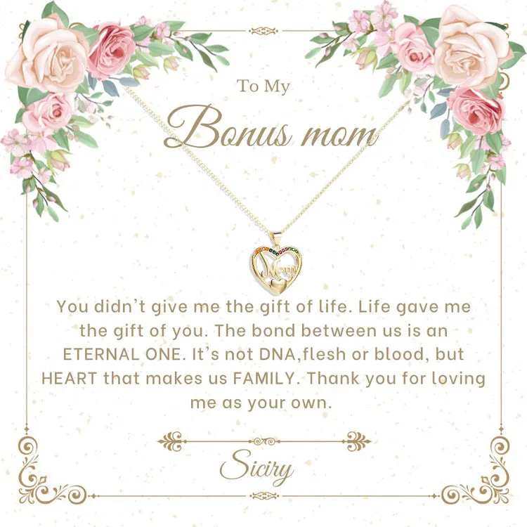 Siciry To Bonus Mom-Encrusted Heart-16 Rose Box (White)