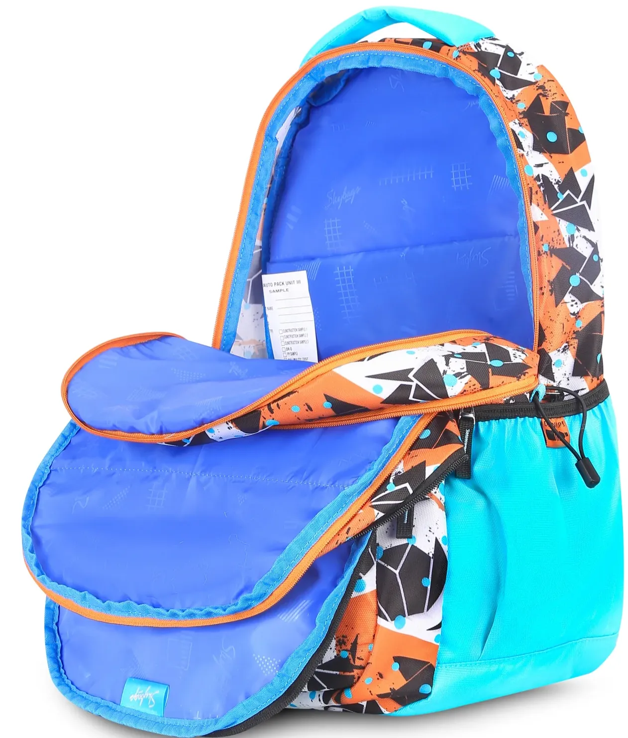 Skybags Woke Pro(Blue Orange)