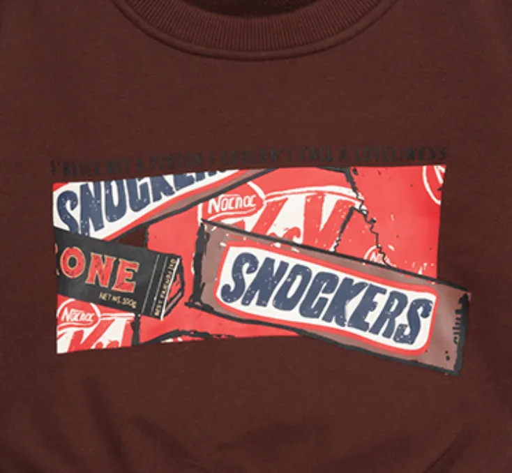 Snockers Printed Sweatshirt