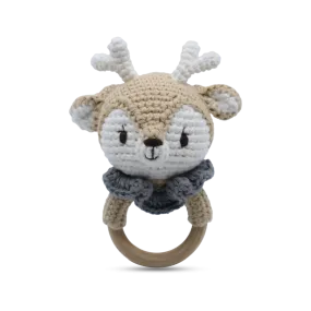 Snuggle Buddies Reindeer - Ring Rattle