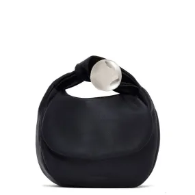 Sphere Pouch Leather, Black (S)