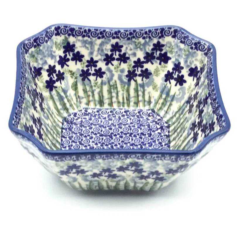 Square Soup Bowl 16 oz in Alpine Blue