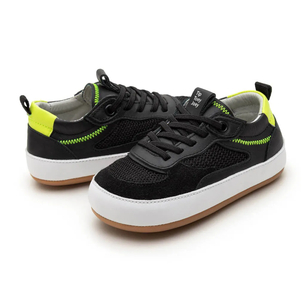 Step Sneakers - Black / Black / Amarelo Neon