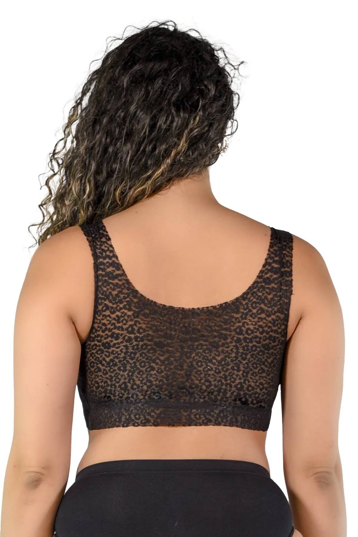 Stretch Animal Mesh Leisure Bra