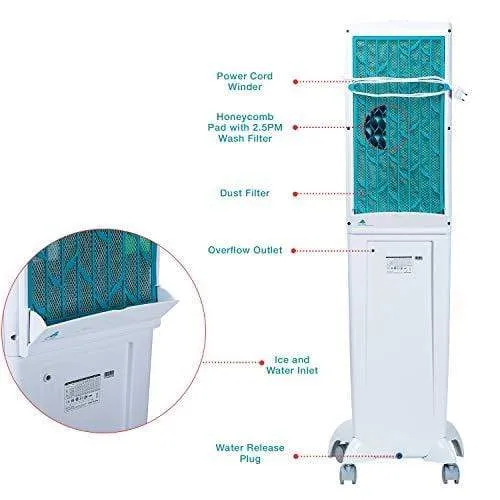 Symphony Diet 35T 35 Litre Air Cooler (White) - with i-Pure Technology