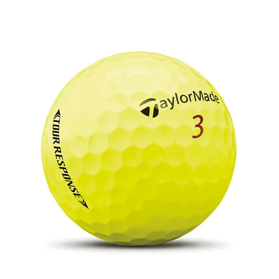 Taylormade Tour Response Golf Balls 12 Pack Yellow