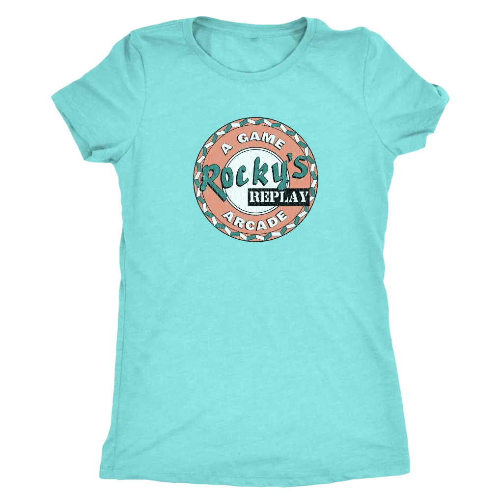 The Rocky's Replay "Insert Coin" Women's Tri-blend Tee