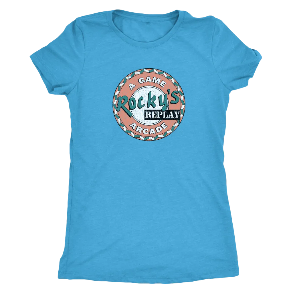 The Rocky's Replay "Insert Coin" Women's Tri-blend Tee