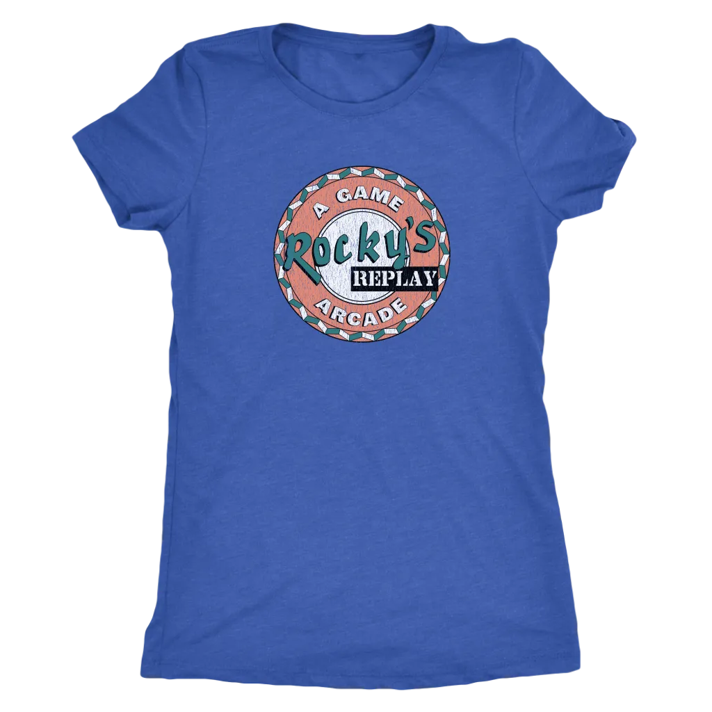 The Rocky's Replay "Insert Coin" Women's Tri-blend Tee