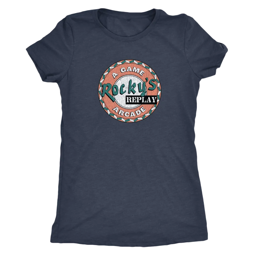 The Rocky's Replay "Insert Coin" Women's Tri-blend Tee