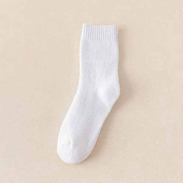 Thick Candy Color Cotton Socks 37393801C