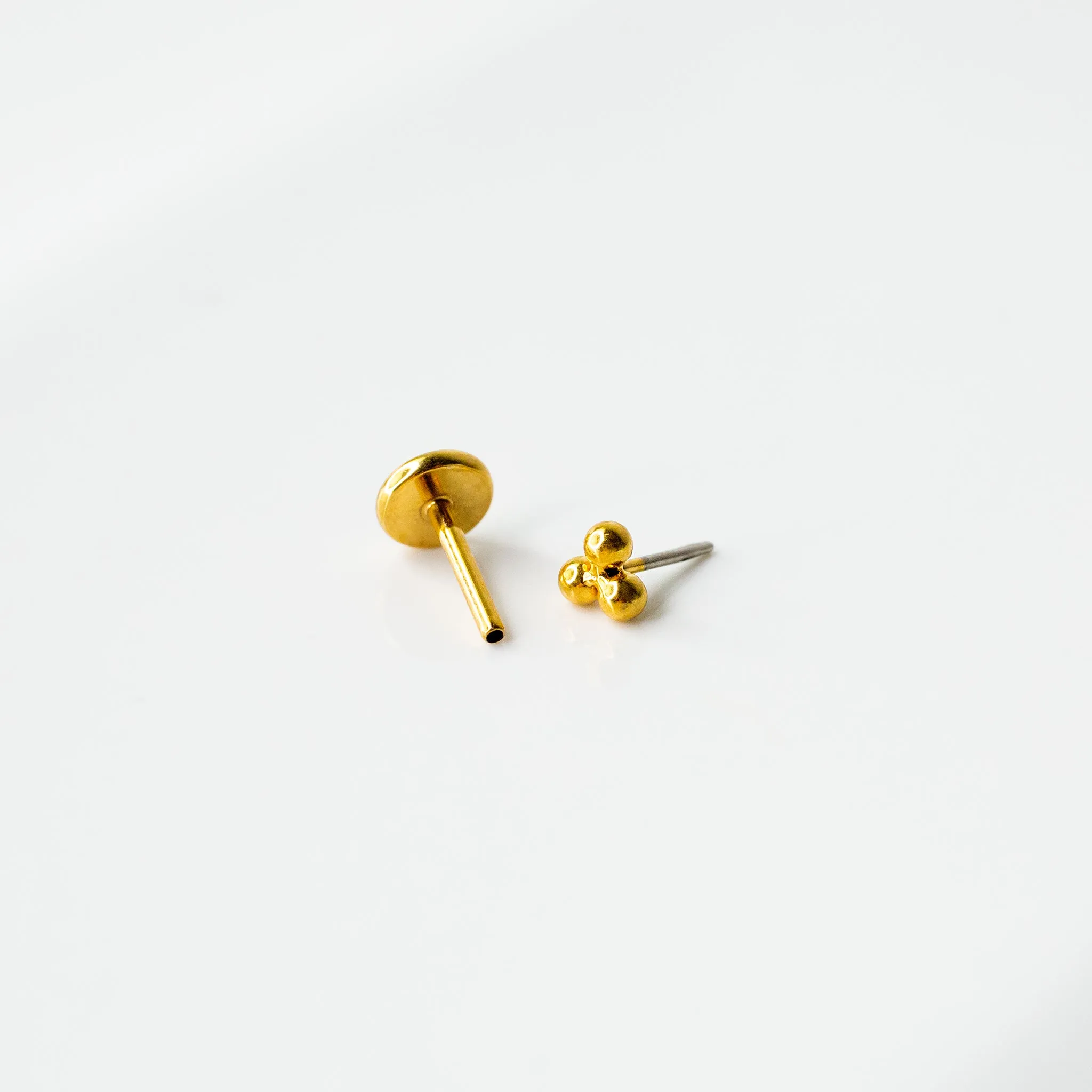 Tiny Trio Flat Back Nose Stud