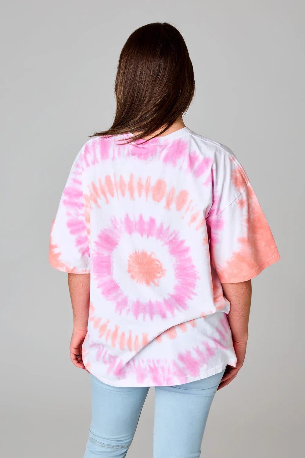 Tweety Oversized Tie-Dye Tee - Don't Funk With My Heart