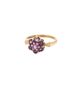 Vintage Amethyst Efflorescence Ring