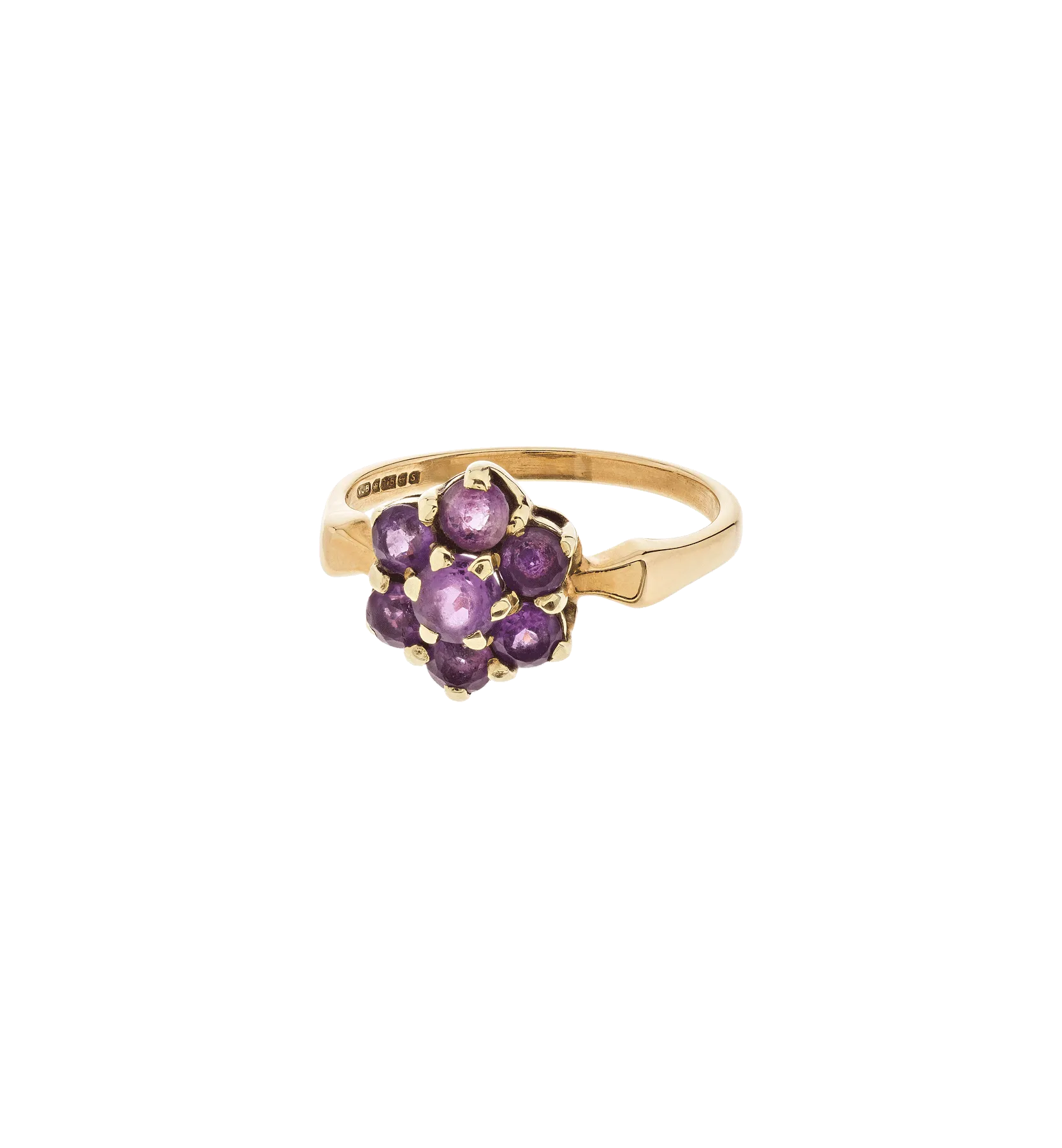 Vintage Amethyst Efflorescence Ring