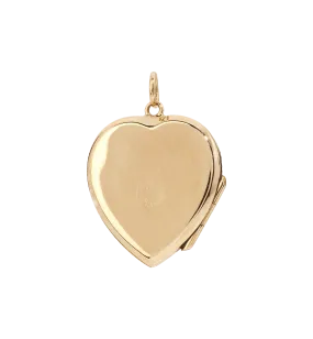 Vintage Golden Valley Locket Heart Charm