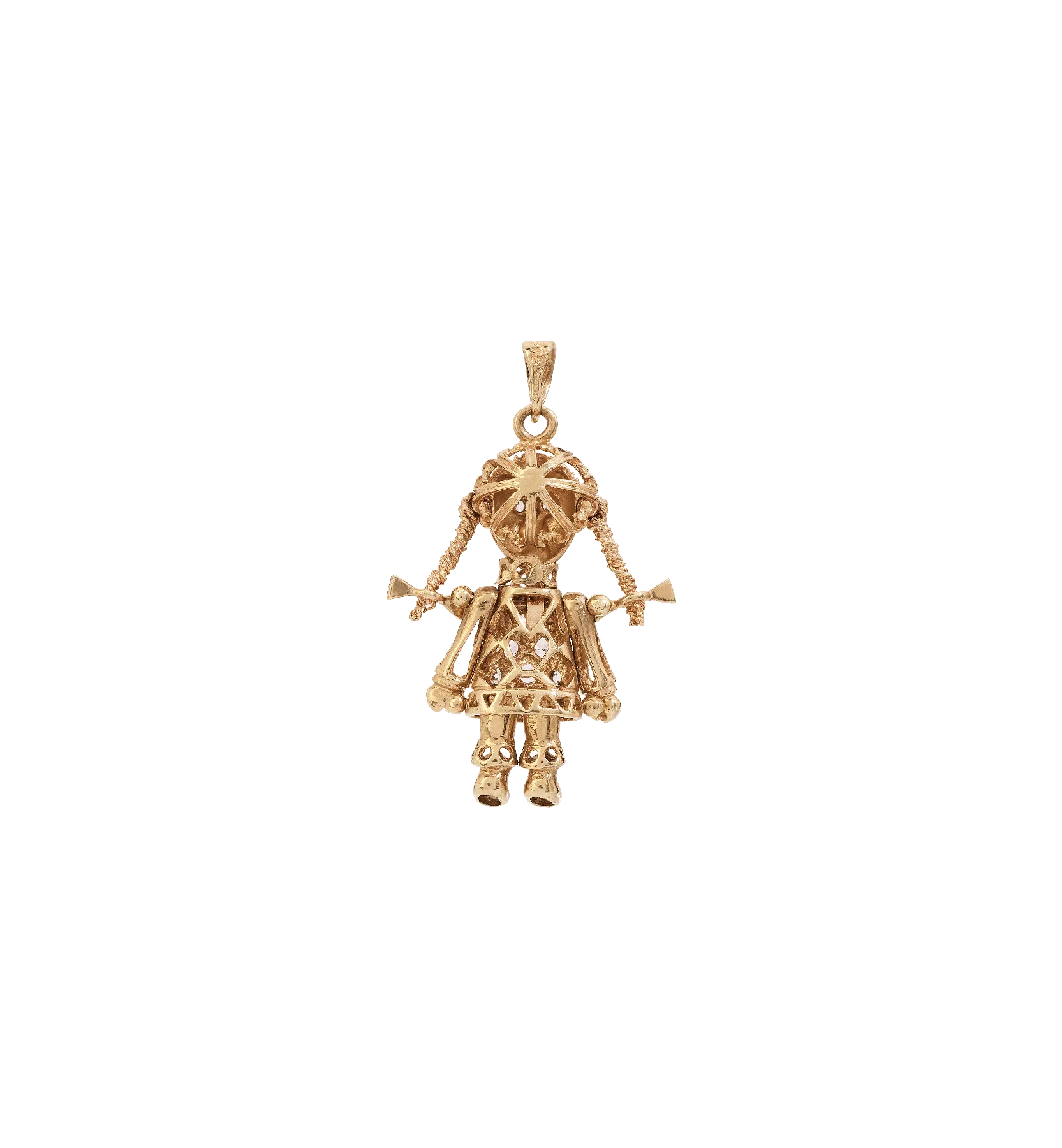 Vintage Zirconia Darlin’ Doll Charm