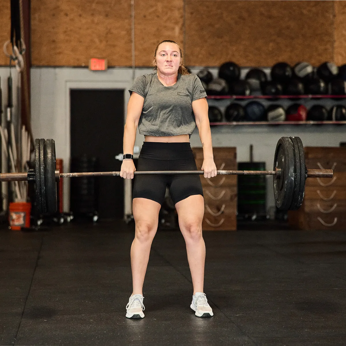 Women's Subtle Spearhead x CrossFit Cropped Tee - Poly-Blend