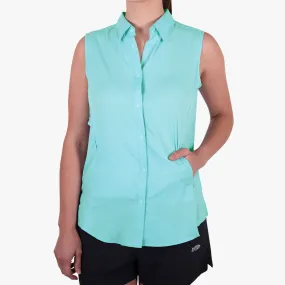 Women's Wrangle Sleeveless Vented Fishing Shirt